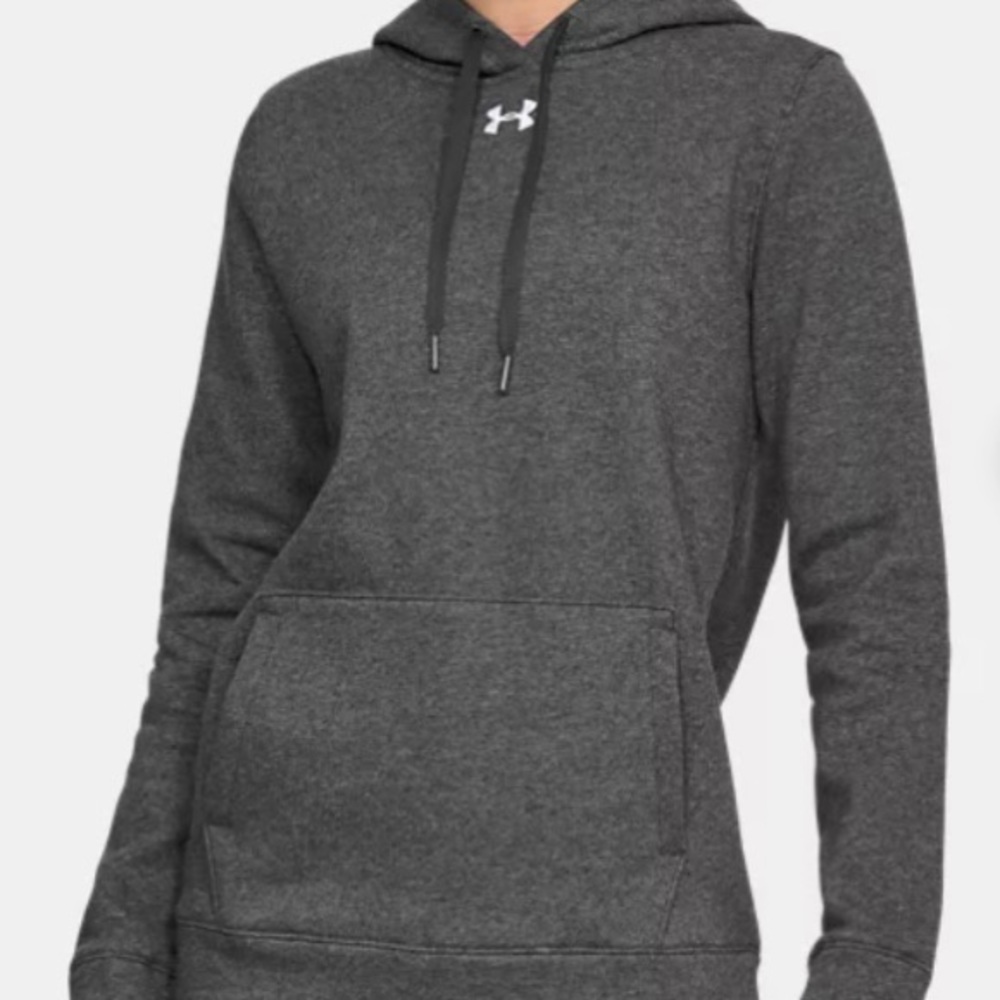 NWT Women’s Under Armour Hustle Fleece Hoodie Grey